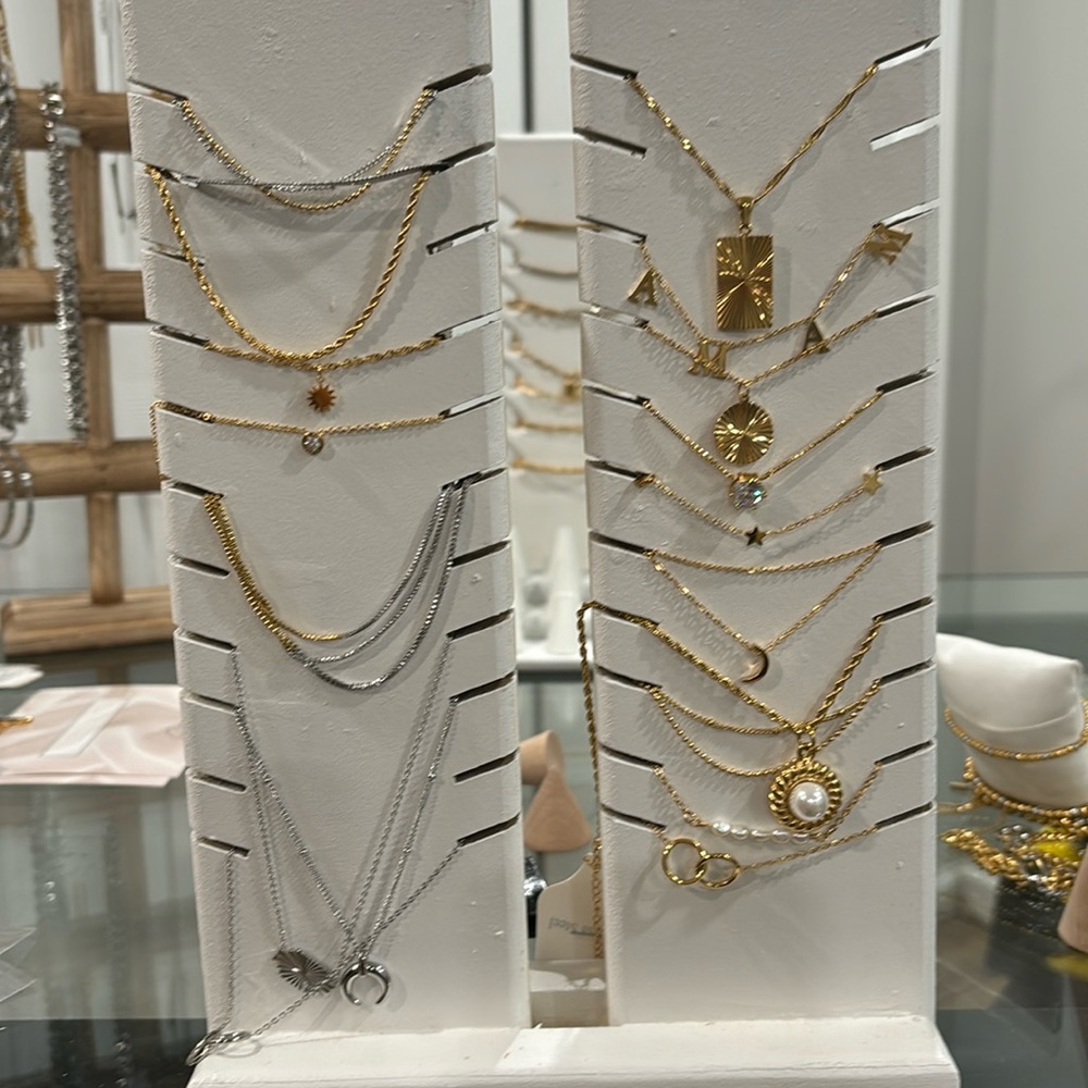 18 stainless steel 100% water proof necklace samples